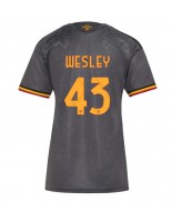 AS Roma Wesley Franca #43 Alternativní Dres pro Dámské 2026-27 Krátký Rukáv